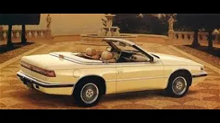 1988 Chrysler by Maserati Commercial