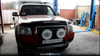 Стук в двигателе ищем и устраняем на Ford Ranger 2,5 TURBO Форд Рейнджер 2007 года 1часть