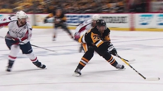 Hornqvist breaks in and beats Holtby to open scoring in Game 4