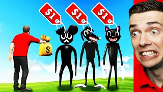 Buying EVERY CARTOON MONSTER For $1 (GTA 5)