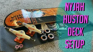 Skateboard Setup Element Nyjah Huston Deck |4k Build|