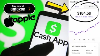 🔥 Cómo INVERTIR en CASH APP y GANAR DINERO 🤑 COMPRAR ACCIONES en CASH APP (Apple, Amazon, Tesla)