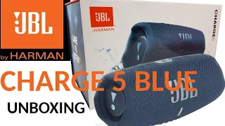 JBL CHARGE 5 blue/ niebieski unboxing/ rozpakowywanie speaker/ głośnik