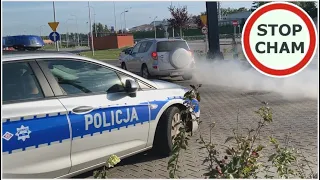 Instant karma czyli łamiemy przepisy i szybkie spotkanie z Policją - [Na 500 odcinków Stop Cham]