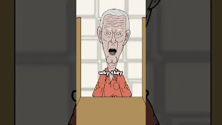 Joe Biden visits Donald Trump in jail #funny #comedyanimation #comedy #joebiden #donaldtrump