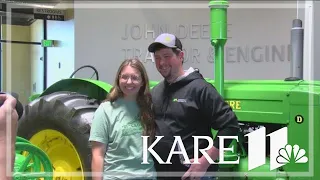 MN couple stops at John Deere Museum for honeymoon