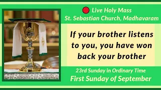 Sunday English Live Mass | 6 September 6:30 AM (IST) | St Sebastian Church, Madhavaram