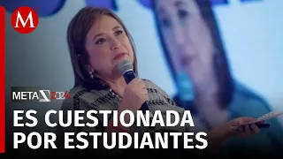 Xóchitl Gálvez presenta su plan de gobierno a estudiantes del Tec de Monterrey