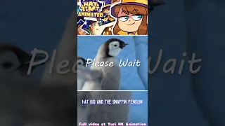 Hat Kid with the Snappin Penguin [A Hat In Time Animated] #shorts
