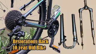 Restoration Back 10 Years Old Bike