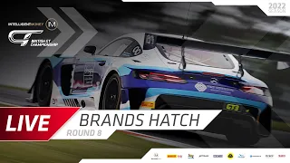 LIVE | R8 | Brands Hatch | Intelligent Money British GT Championship