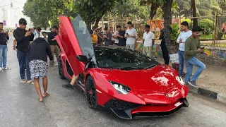 Chasing Lamborghini Aventador SV 1/1 In India 🇮🇳 😱