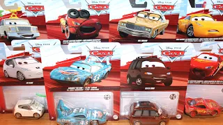 Mattel Disney Cars 2022 Case H Unboxing Damaged The King Keith Kone Spin Out McQueen Lee Race Dorado