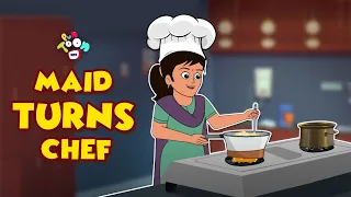 Maid turns Chef | Chinki and Jerry | Animated Stories | English Cartoon | Moral Stories | PunToon