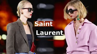 Saint Laurent мода весна-лето 2022 в Париже #217  | Стильная одежда и аксессуары