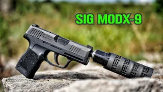 SIG MODX-9 Suppressor : TTAG Range Review Modular 9mm Silencer SIG SAUER