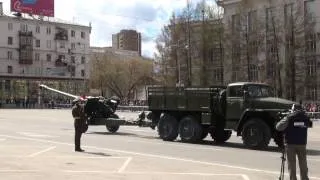 парад военной техники в Перми. 9 мая 2013