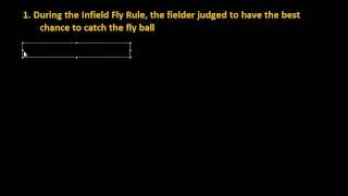 Putouts (Automatic to Fielders): Part 1