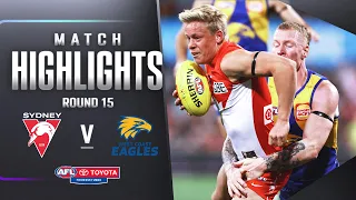 Sydney v West Coast Highlights | Round 15, 2023 | AFL