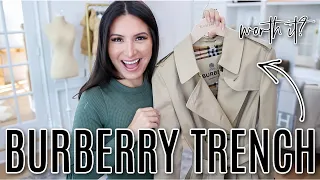 BURBERRY TRENCH COAT - Worth it? Sizing + First Impressions | LuxMommy