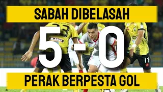 Ketika Sabah dibelasah Perak | 2018 unifi Piala Malaysia ( Separuh Akhir Pertama )