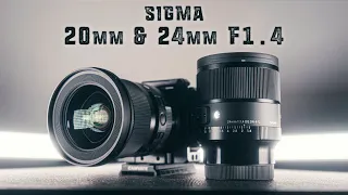 BRAND NEW LENSES for the SIGMA FP and Lumix s5! The SIGMA 20mm and 24mm f1.4 DG DN Art | Cinematic