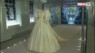 El icónico vestido de novia de Lady Di ya está expuesto en Kensington | ¡HOLA! TV