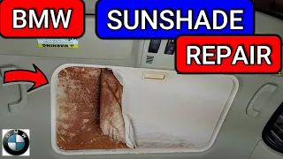 BMW Sunroof Sunshade Repair!! | E90 E91 E92 E82 | 3 Series 1 Series