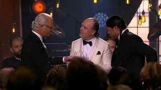 The King of Sweden awards Metallica the Polar Music Prize in Stockholm, an - Polar music prize (TV4)