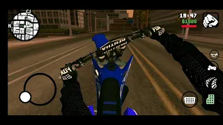 Hermosa moto  yamaha yz 125 (gta sa android ) Motovlog