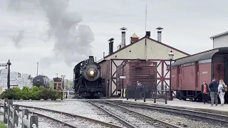 Railfanning The Strasburg Railroad Steam Train 475 in Pennsylvania!