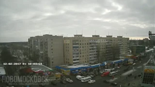 TimeLapse 2017 02 12 Новомосковск, Украина