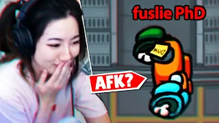 i pretended i was AFK as the IMPOSTOR... ft. DisguisedToast, Valkyrae, Sykkuno