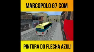 🔴 PINTURA DO FLECHA AZUL EM G7! - MARCOPOLO G7 1200 SCANIA K-360IB BY EDSON V12 - OMSI 2