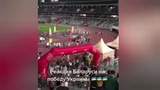 Реакция Белорусов на победу сборной Украины, футбол, победа.