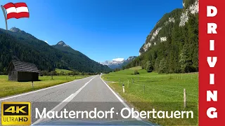Driving in Austria 15: Obertauern (From Mauterndorf to Untertauern) 4K 60fps