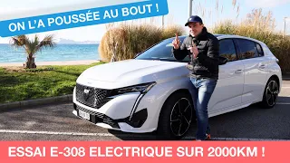 Essai e-308 électrique sur 2000 Km : le PIRE et le MEILLEUR de Peugeot !