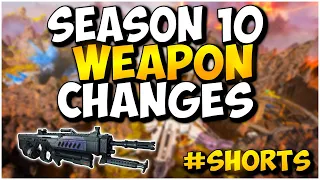 APEX LEGENDS SEASON 10 EMERGENCE WEAPON CHANGES! #Shorts