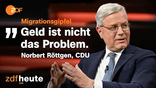 Versagen in der Migrationspolitik? Röttgen zum Flüchtlingsgipfel | Markus Lanz vom 09. Mai 2023