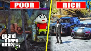 GTA 5: Shinchan & Franklin Poor To Rich 24 Hours