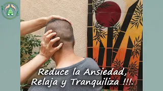 MASAJE RELAJANTE para la CABEZA y CUELLO 💆‍♂️✅ [En 7 MINUTOS]