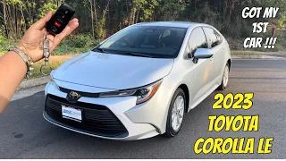 2023 Toyota Corolla LE | Overview with my First Car | Economical with Safety Features