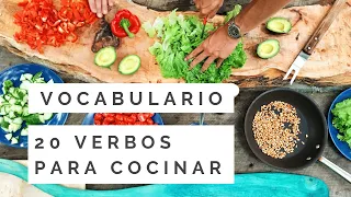 Vocabulario: 20 verbos para cocinar | La página del español