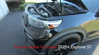 2020+ Explorer ST FenFab Intake v2 Install Overview