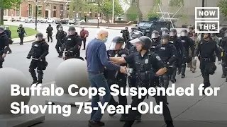 Graphic Video Shows Buffalo Police Officers Shoving 75-Year-Old Man | NowThis