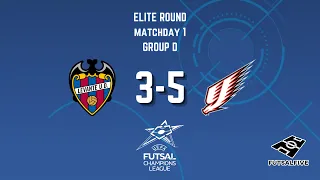UEFA Futsal Champions League - Elite Round - Group D - Day 1: Levante UD FS 3-5 Uragan