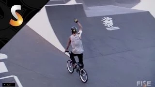 Logan Martin - 1st Final BMX Park - FISE World Montpellier 2014