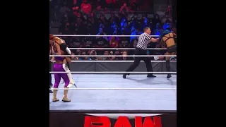 WWE Raw Becky Lynch Charlotte flair vs bianca belair Sasha banks match highlights 2021