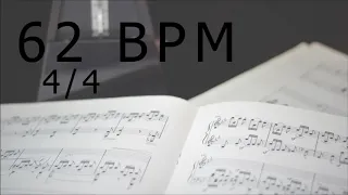 Free Online METRONOME 62 BPM 4/4 (Music practice)