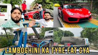 Lamborghini ka tyre Fat gya | i am Nitin | the mridul